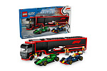 LEGO City 60445 Ciężarówka F1® z samochodami F1® RB20 i AMR24