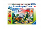 Ravensburger Puzzle dla dzieci Ravensburger Wśród dinozaurów 100 XXL