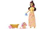 Mattel Disney księżniczki LALKA BELLA Z PIESKIEM