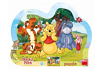 Dino Puzzle dla dzieci Dino Disney Ukryte z Kubusiem Puchatkiem 25D
