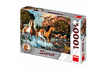 Dino Inne puzzle Dino Konie 1000D tajna kolekcja