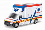 Bburago ORBICO Bburago 1:43 pojazdy serwisowe Ambulance with Stretcher