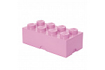 Smartlife LEGO úložný box 8 - světle růžová