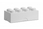 Smartlife LEGO box na svačinu 100 x 200 x 75 mm - bílá