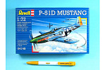 Revell Zestaw plastikowych modeli samolotów 04148 - P-51D MUSTANG (1:72)