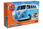 Airfix Samochód do szybkiego montażu J6024 - VW Camper Van - niebieski