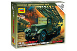 Zvezda Wargames (WWII) military 6128 - BM-13 Katiusza (1:100)