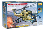 Zvezda Model Kit Helicopter 7293 - MIL MI-24V/VP Hind E (1:72)
