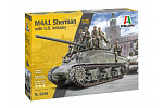 Italeri Model Kit czołg 6568 - M4A1 Sherman z U.S. Piechota (1:35)