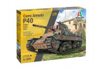Italeri Model Kit czołg PRM edycja 6599 - CARRO ARMATO P 40 (1:35)