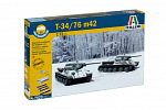 Italeri Czołgi szybkiego montażu 7523 - T 34 / 76 m42 (1:72)