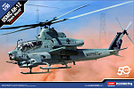 Academy Model Kit Helicopter 12127 - USMC AH-1Z "Shark Mouth" (1:35)