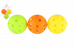 Teddies Floorball 3szt plastikowe 7cm w siatce