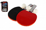 Teddies Zestaw do tenisa stołowego ping pong 2 szt. rakietki + 3 piłeczki w etui