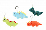Teddies Breloczek dinozaur pluszowy 15-18 cm 4 rodzaje