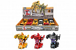 Teddies Transformer auto/robot metal/plastik 13cm 3 kolory z napędem wstecznym
