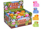 Teddies Kaczuszka pixel do wanny guma 8x10cm 4 kolory