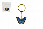 Teddies Brelok do kluczy/Motyl metalowy 4cm w woreczku