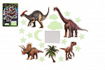 Teddies Dinozaury na ścianę/sufit świecące w ciemności papier/plastik 2 rodzaje 
