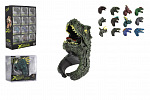 Teddies Prstýnek dinosaurus nastavitelný plast 2x4cm mix druhů