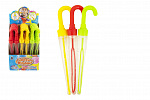 Teddies zestaw do baniek mydlanych parasol plastikowy 37cm 130ml 3 kolory