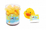 Teddies do kąpieli kaczka gumowa 5,5cm 15 szt. w plastikowym pojemniku 6m+