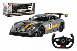 Teddies Autko RC Mercedes AMG GT3 RASTAR Plastikowy pilot 35cm 2,4GHz. sterowanie na baterie w pudełku o wymiarach 44x18x23cm