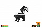 ZOOted Skunks pręgowany zooted plastik 5cm w woreczku