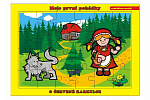 Teddies Puzzle planszowe O Czerwonym Kapturku 26x17cm 24 elementy Moje pierwsze bajki