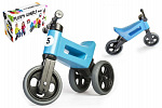 Funny Wheels Teddies rowerek biegowy jeździk  FUNNY WHEELS Rider Sport niebieski 2w1 wys. siedziska 28/30cm nośność 25kg 18m+ w kartonie