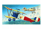 Směr  model samolotu Nieuport 11/16 Bebe 12,9x16,2cm w pudełku 31x13,5x3,5cm