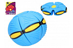 Wiky Flat Ball - Rzuć dyskiem, złap piłkę! plastik 22cm 2 kolory na karcie 22x27x5,5cm