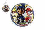 Teddies Piłka Psi Patrol/Paw Patrol nadmuchana 23cm niebieska w siatce