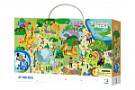 DODO Puzzle W Zoo 45x31cm 80 elementów w pudełku 25x16x6,5cm
