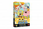 Trefl Puzzle Premium Plus: SpongeBob 1000 dílků 48x68,3cm v krabici 27x40x6cm
