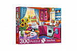 Trefl Puzzle Trefl Poranek w kuchni 300 elementów 60x40cm w pudełku 34x26x5cm