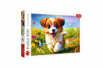 Trefl Puzzle Veselé štěně 500 dílků 48x34cm v krabici 40x27x4,5cm