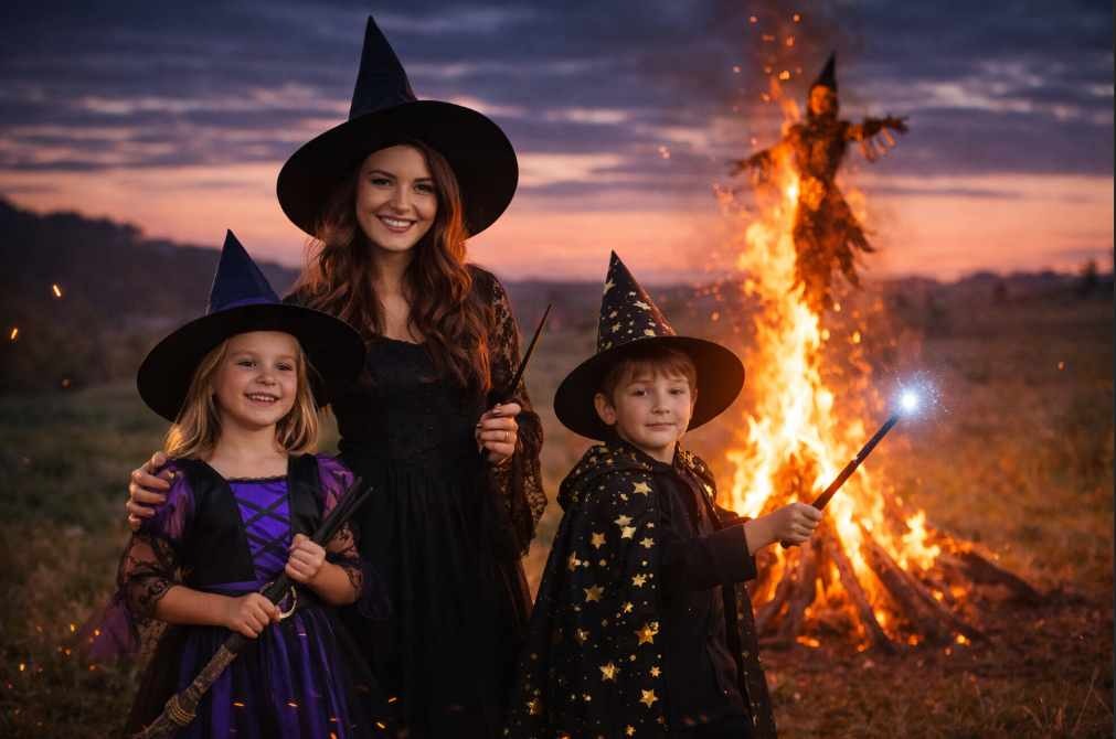 Kostýmy čarodějnice pro děti i dospělé – Halloween a pálení čarodějnic
