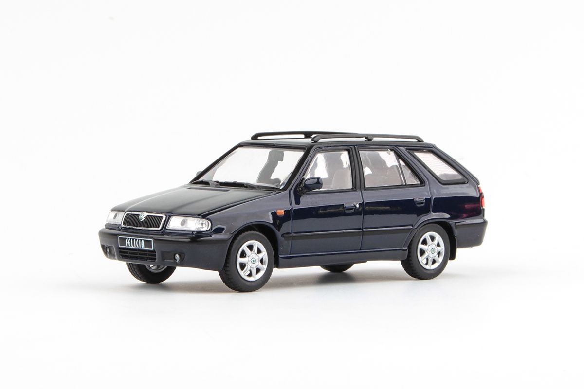 Miniature Skoda Forman SW 1993 Gris - Abrex 1/43 - Neuf Sous Boîte