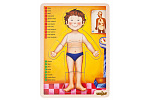 Woody Puzzle - ľudské telo