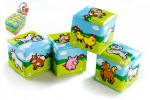 teddies Kocka Moje prvé zvieratká 7x7cm v sáčku 0+