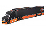 Maisto - Harley-Davidson Haulers, čierno-oranžová, 1:64