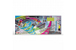 Maisto - Cyber Racers, Play set - Vertikálna dráha na dvere s autíčkom, výška cca 2m