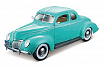 Maisto - 1939 Ford Deluxe Coupe, zelený, 1:18
