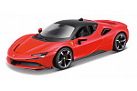Maisto M. Ferrari Montážna linka, SF90 Stradale, ČERVENÁ, okienková krabica, 1:24