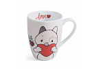 NICI hrnček Mačička "Celebrate Love" 310ml, porcelán, v darčekovej krabičke
