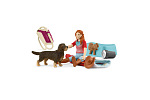 Schleich 42748 Prenocovanie s Hannah, hracia sada