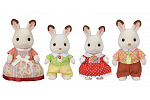 Sylvanian Families 5655 Rodina "čokoládových" králikov, nová