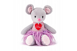 Lumpin Myška Akiko sivá, 30 cm