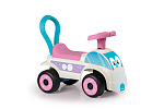 Dolu Odrážedlo auto, bílo-růžová